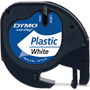 DYMO CINTA LETRATAG PLASTIC 12mm x 4m BLANCO (91201) S0721660